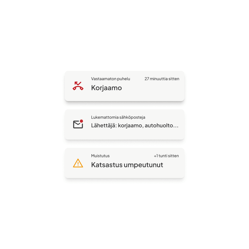 Kun kalustoasiat ovat jatkuvaa tulipalojen sammuttelua